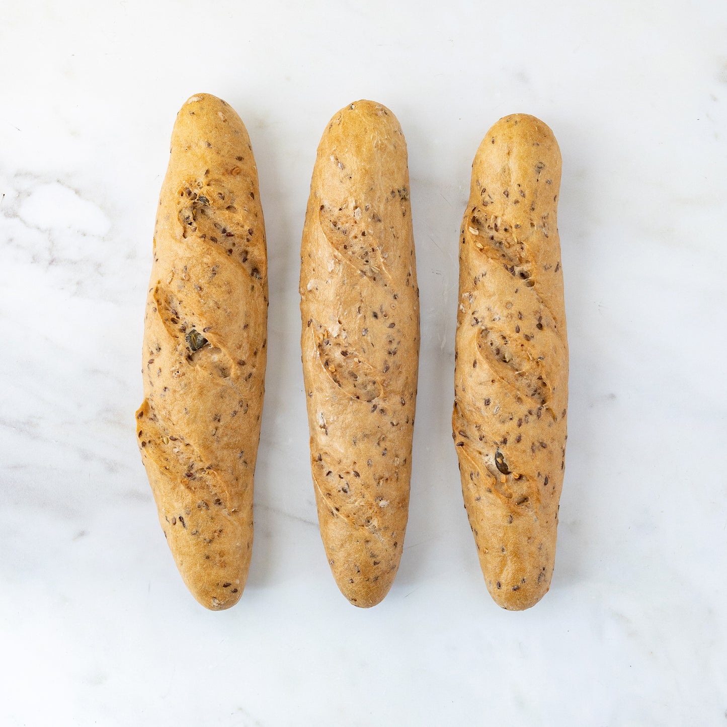 Baguette levure aux graines nouveau format