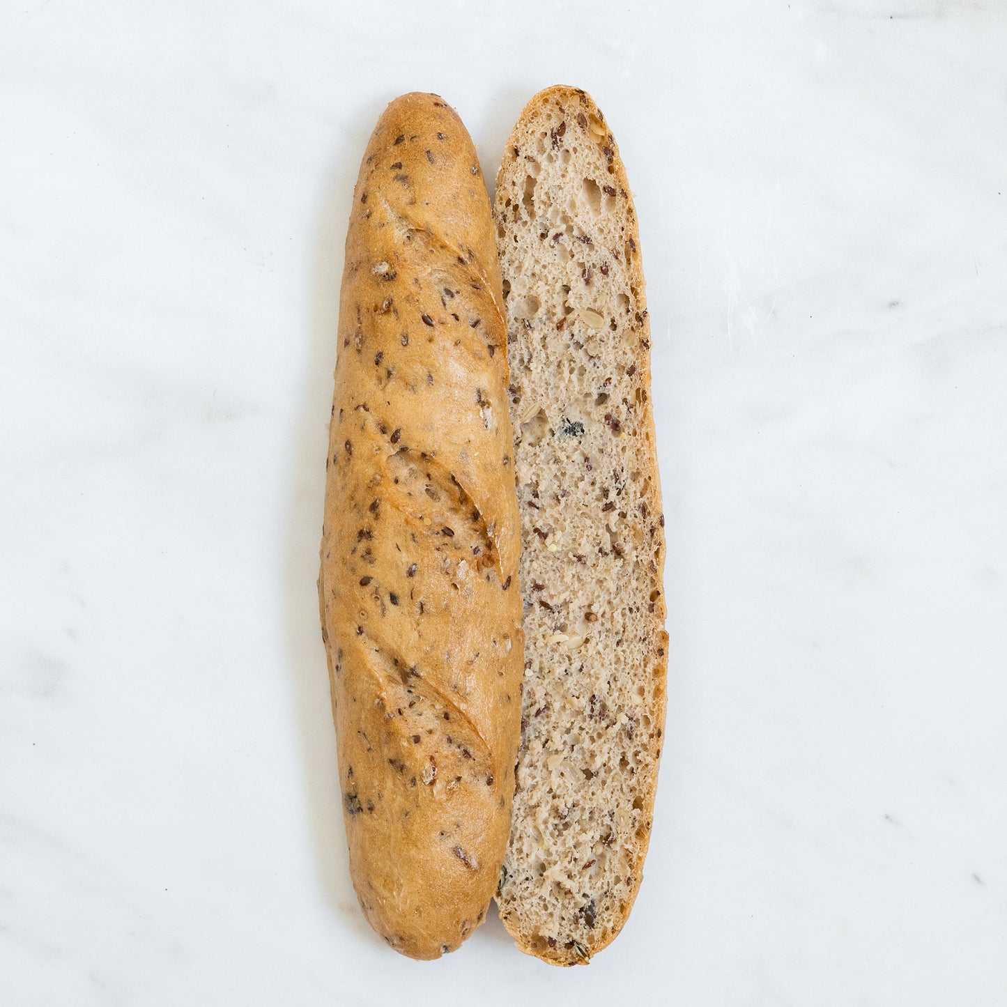 Baguette levure aux graines nouveau format