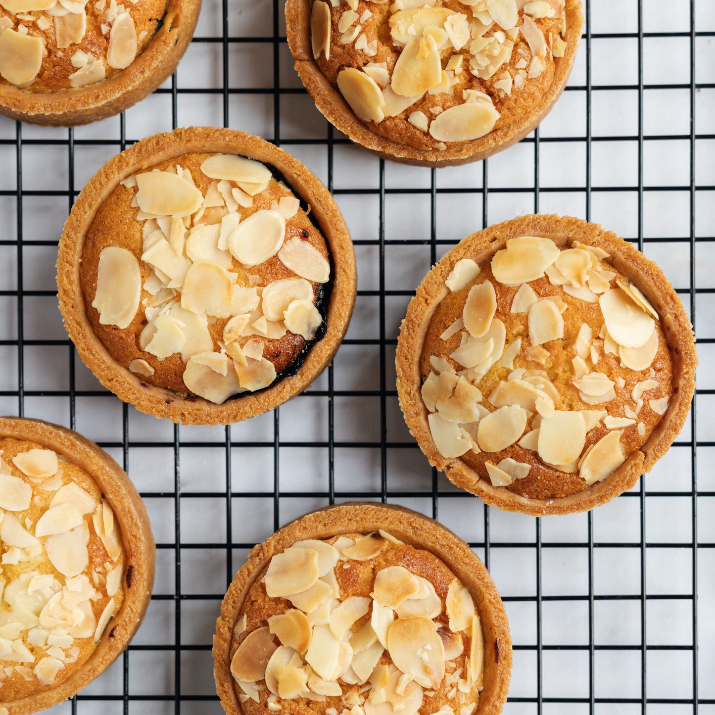 Tarte myrtilles amande