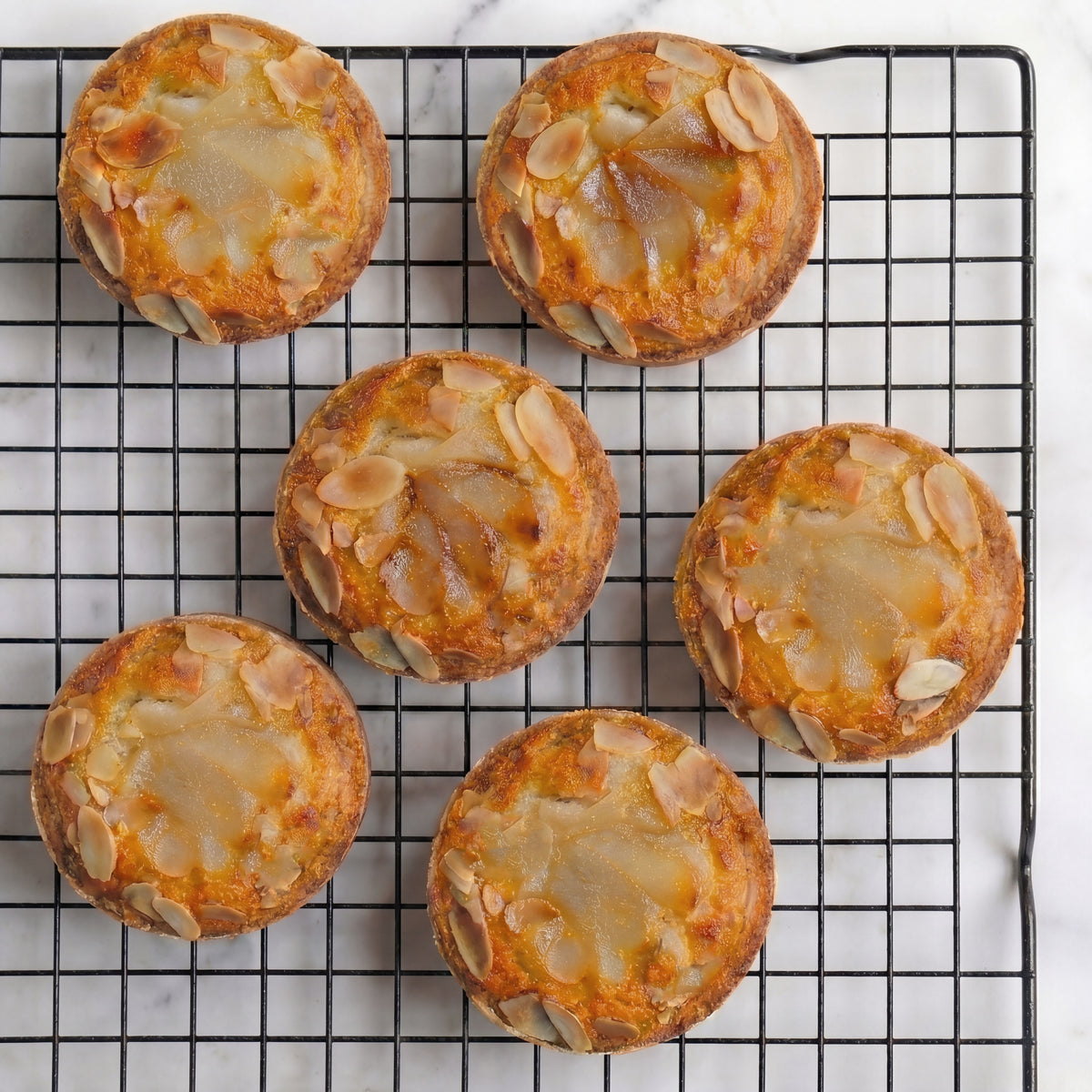 Tarte crème d'amande poire