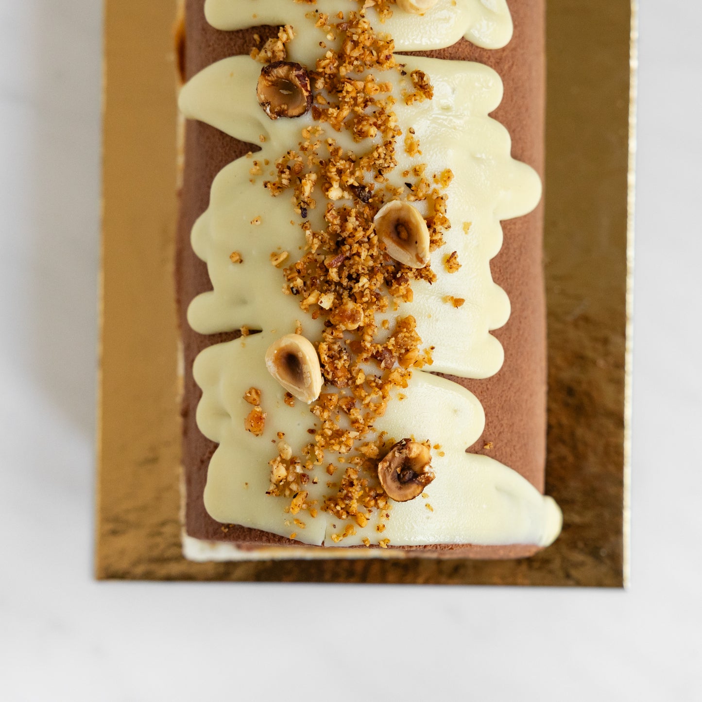 Bûche de Noël Noisette Vanille