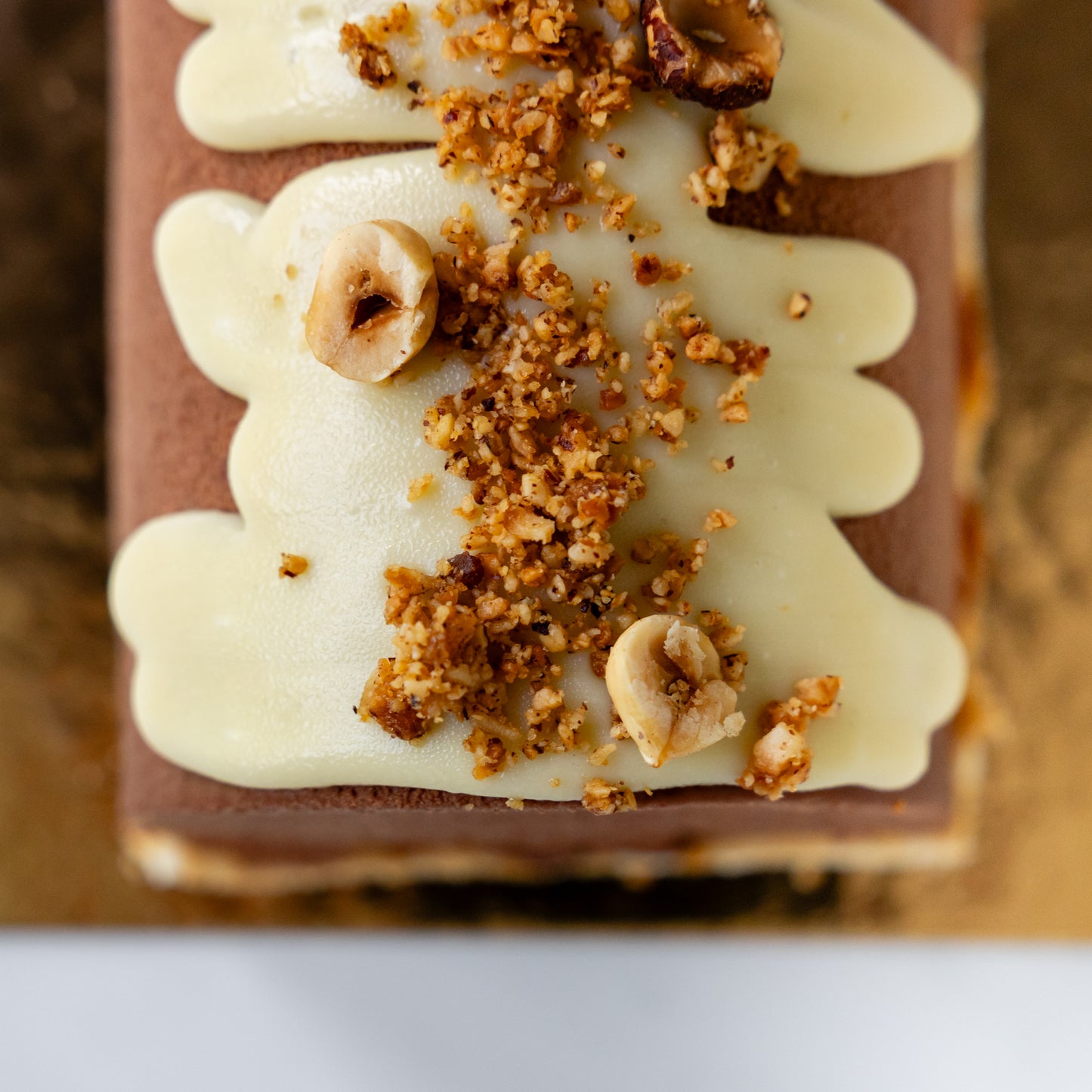 Bûche de Noël Noisette Vanille