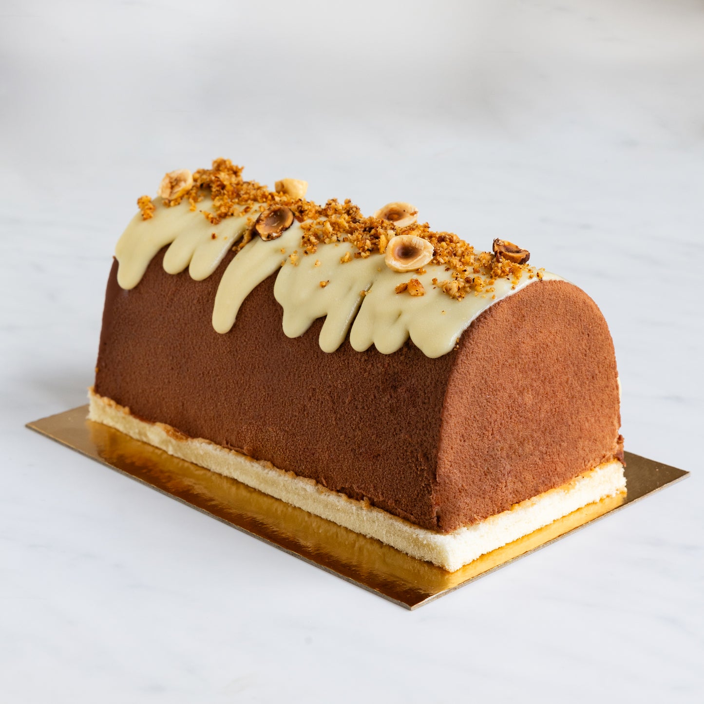 Bûche de Noël Noisette Vanille