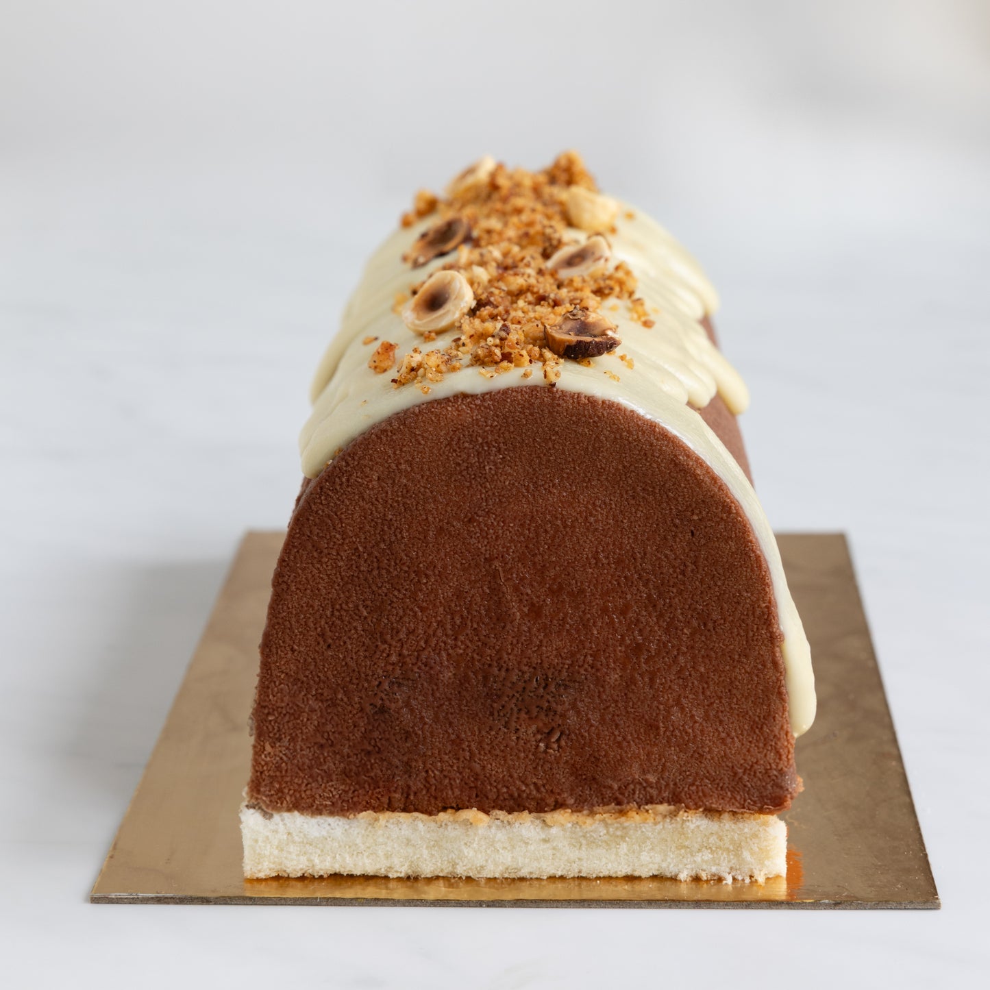 Bûche de Noël Noisette Vanille