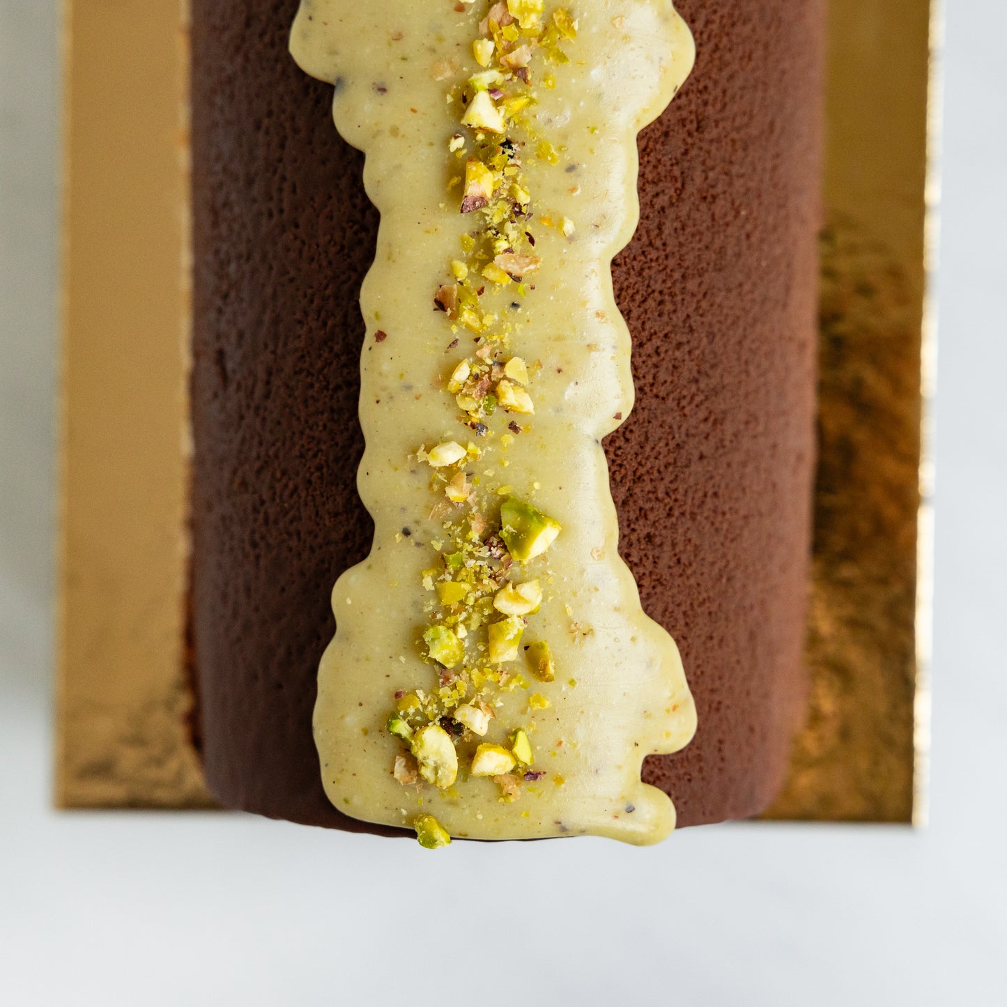 Bûche de Noël Pistache Safran
