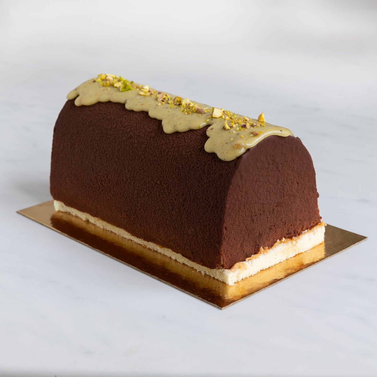 Bûche de Noël Pistache Safran