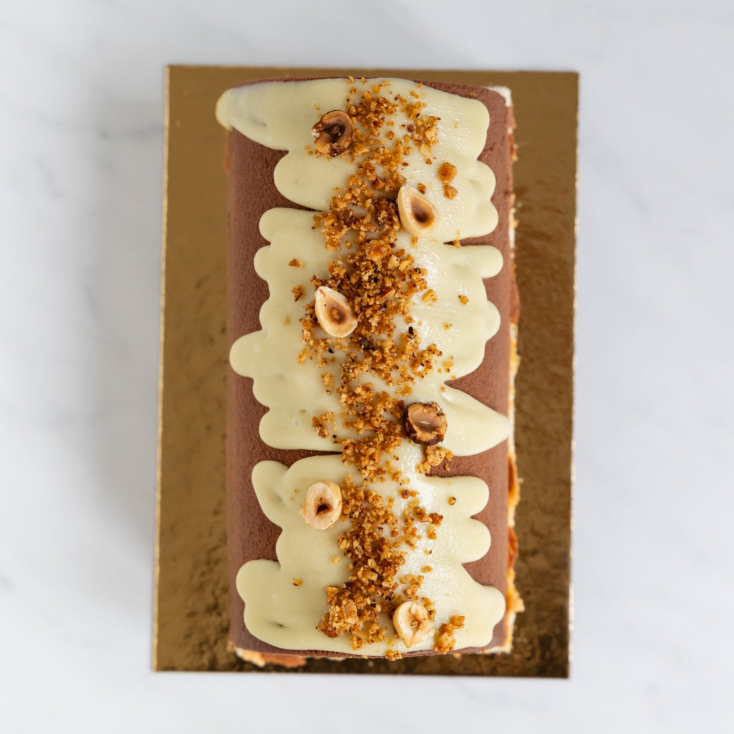 Bûche de Noël Pistache Safran