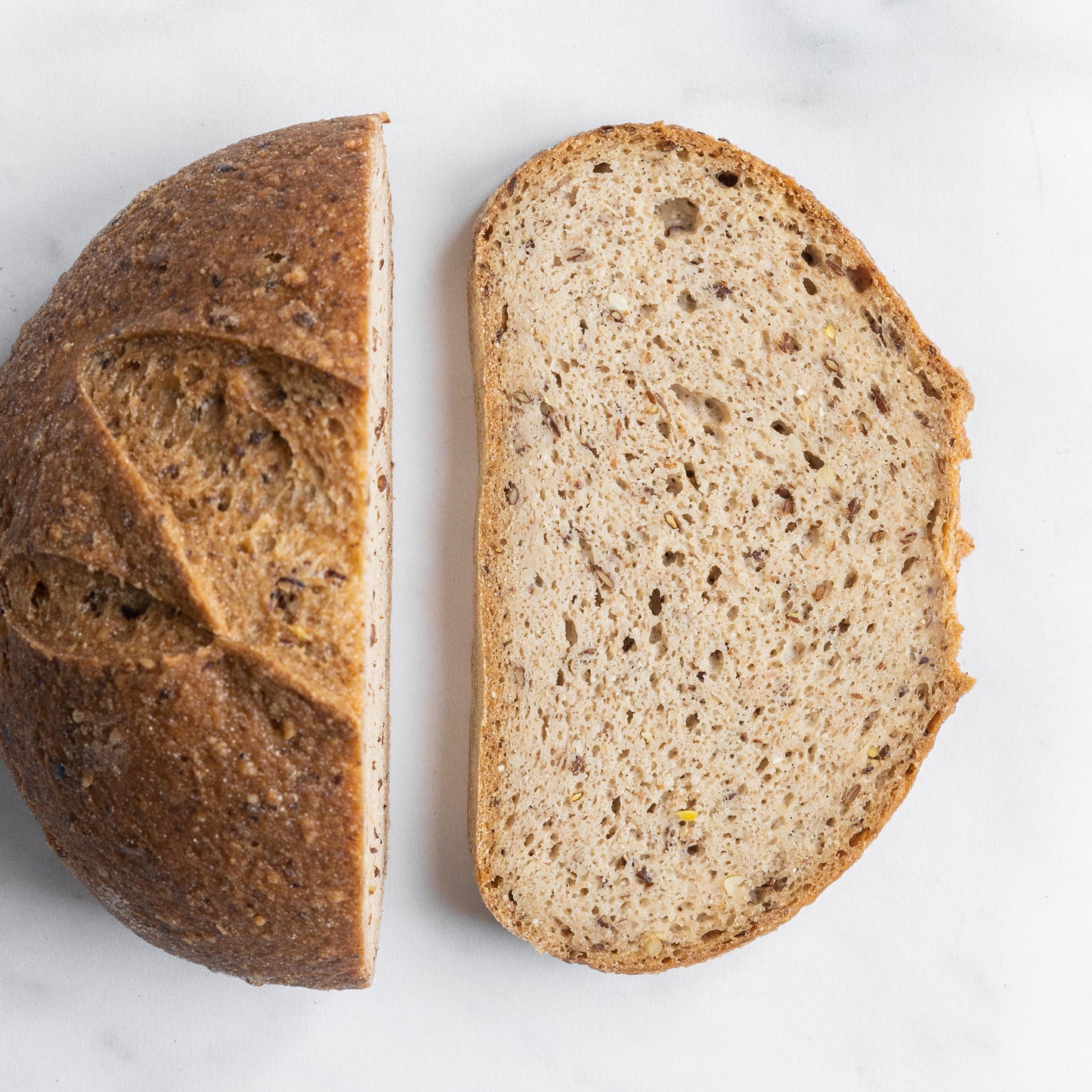 Pain au levain à faible teneur en glucides