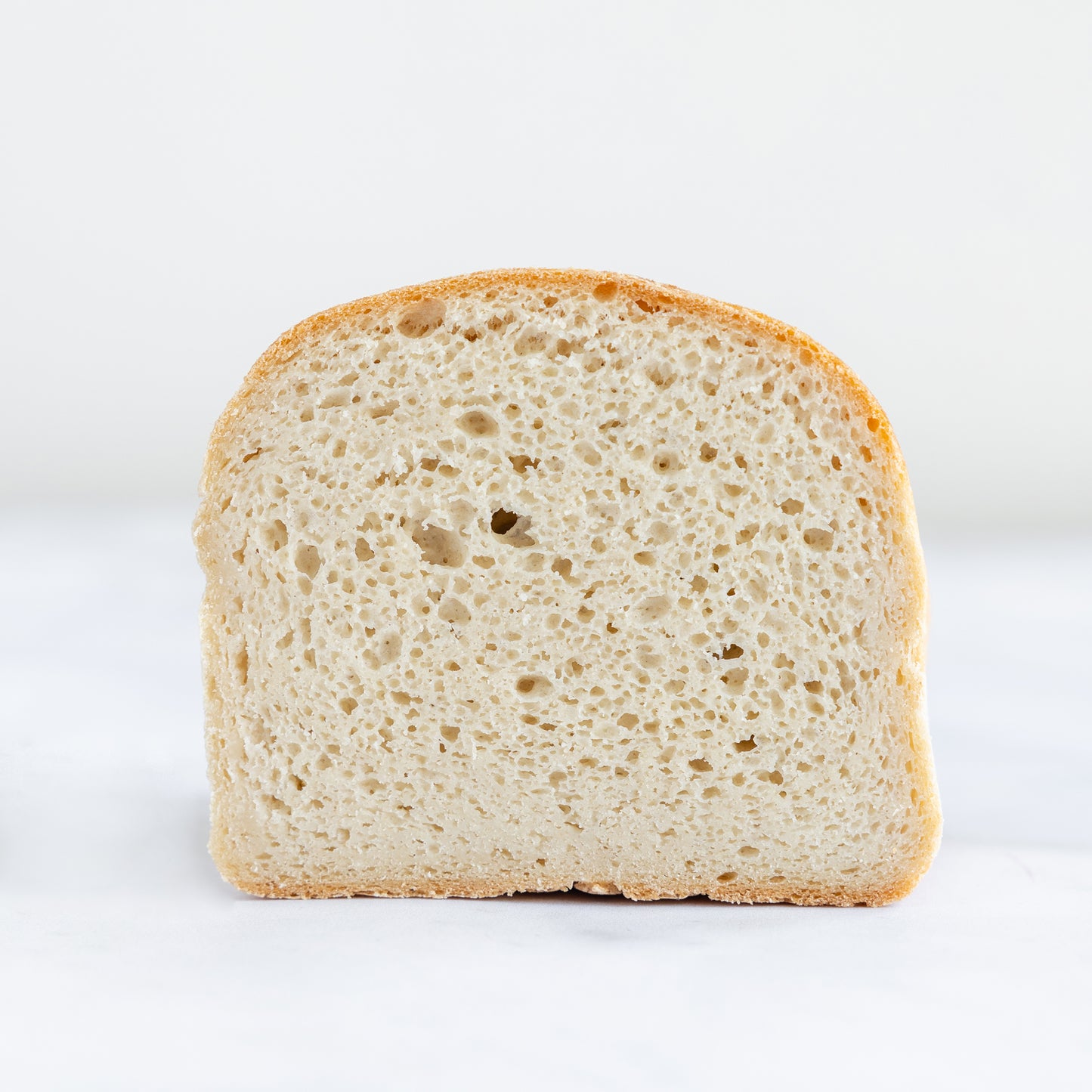 White square yeast bread